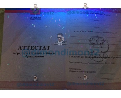 Купить аттестат за 11 класс 2010-2013 годов, нового образца